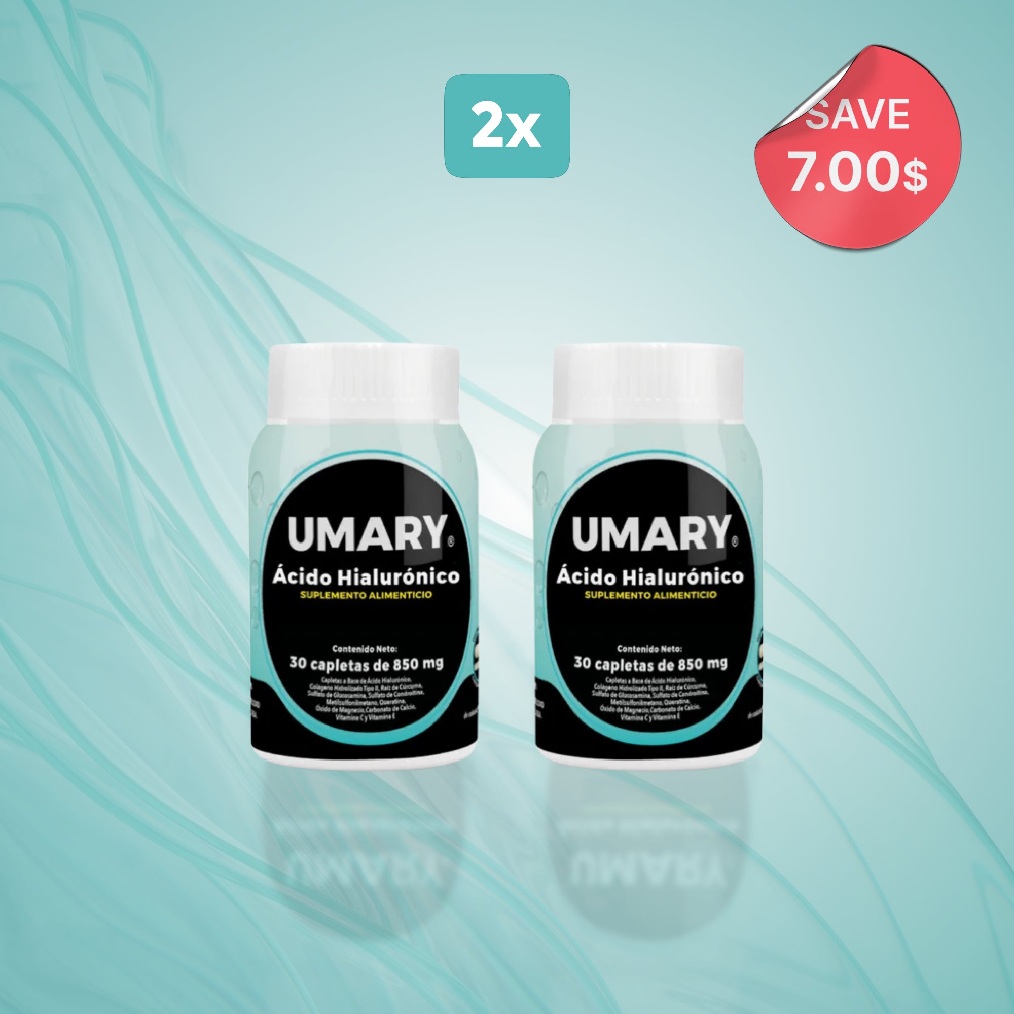 The Original Umary Hyaluronic Acid 30 Caplets 850 mg