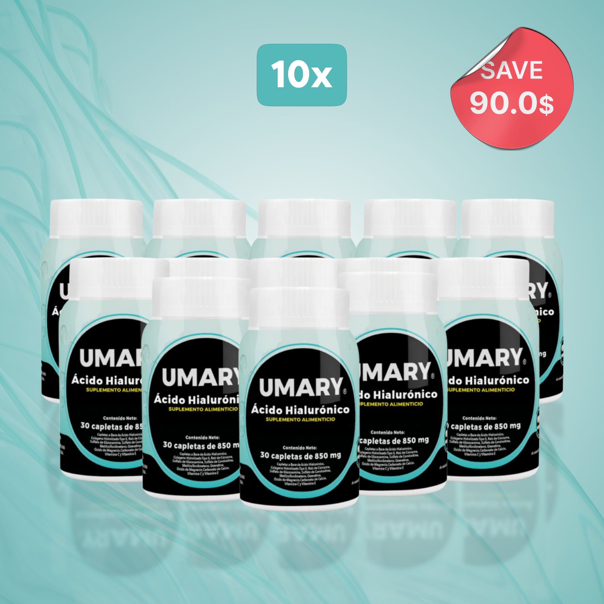 The Original Umary Hyaluronic Acid 30 Caplets 850 mg