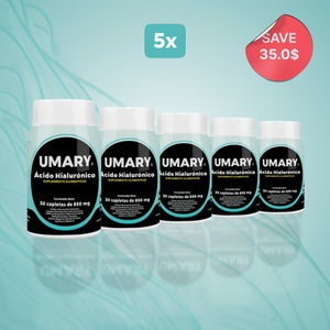 The Original Umary Hyaluronic Acid 30 Caplets 850 mg